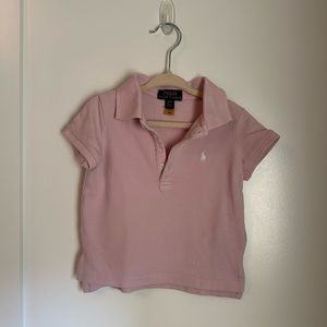 Ralph Lauren Pink Polo, size 2/2T